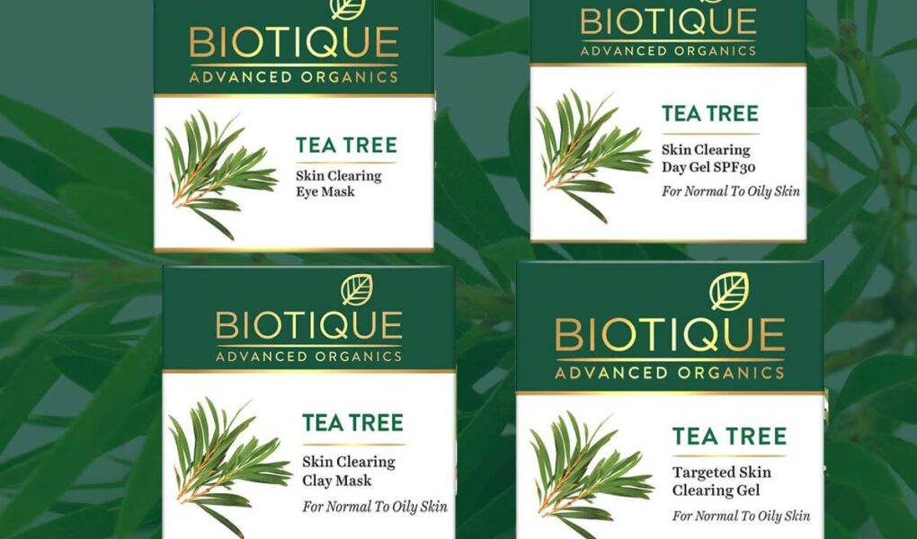 Biotique New Launch Tea Tree Skin Clearing Gel, Skin Clearing Face Mask, Skin Clearing Day Gel SPF30
