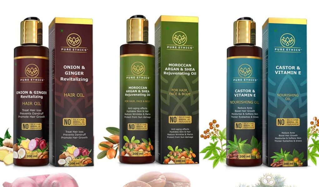 Onion Oil with Ginger, Moroccan Argan Oil with Shea Butter & Castor Oil with Vitamin E Oil for Skin & Hair 1 Onion Oil with Ginger, Moroccan Argan Oil with Shea Butter & Castor Oil with Vitamin E Oil for Skin & Hair