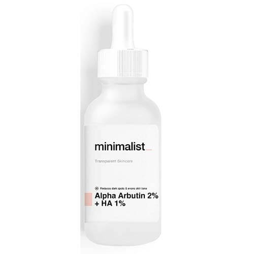 Minimalist Alpha Arbutin 2% + Hyaluronic Acid 1% Face Serum