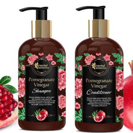 Pomegranate Vinegar Shampoo and Conditioner for Soft, Smooth and Gorgeous Hair