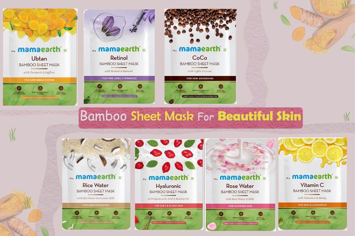 Your Skin Will Fall in Love With These Top 7 Amazing Mamaearth Bamboo Sheet Mask