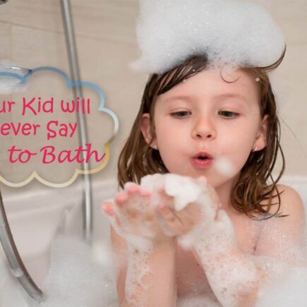 Let Your Kids Bathing Time Be a More Fun with Fruity Fragrance and Foam