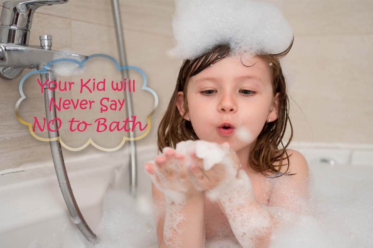 Let Your Kids Bathing Time Be a More Fun with Fruity Fragrance and Foam