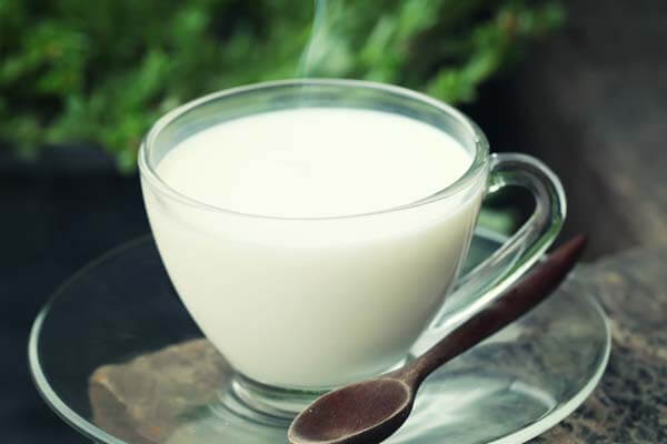 lukewarm milk for rough hands