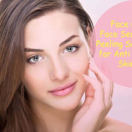 Minimalist Face Oil, Face Serum and Peeling Solution for Anti Aging Skin