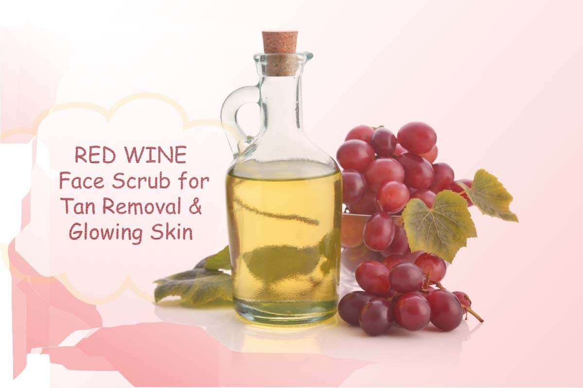 Red Vine Face Scrub with Mulberry Extract & Aloe For Tan Removal & Glowing Skin