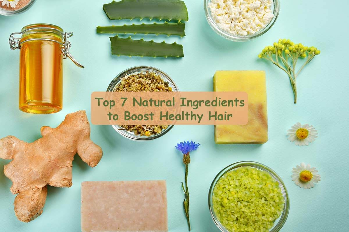 Top 7 Natural Ingredients to Boost Healthy Hair in 2021