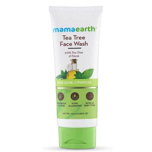 Difference Between Neem Face wash & Tea Tree Face Wash 3 Mamaearth Tea Tree Natural Face Wash