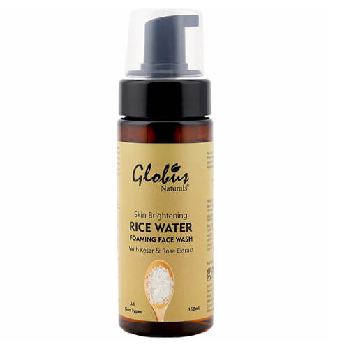 GLOBUS REMEDIES Rice Water Foaming Face Wash