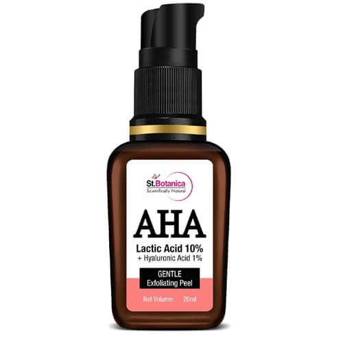 6 Best StBotanica Premimum Face Serum to Try in 2023 for Amazing Skin 4 StBotanica AHA Lactic Acid 10% & 1% Hyaluronic Acid