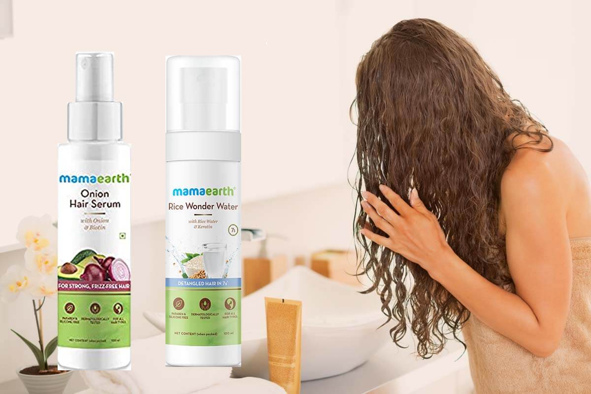 Why to Use Mamaearth Rice Wonder Water Hair Serum & Onion Hair Serum