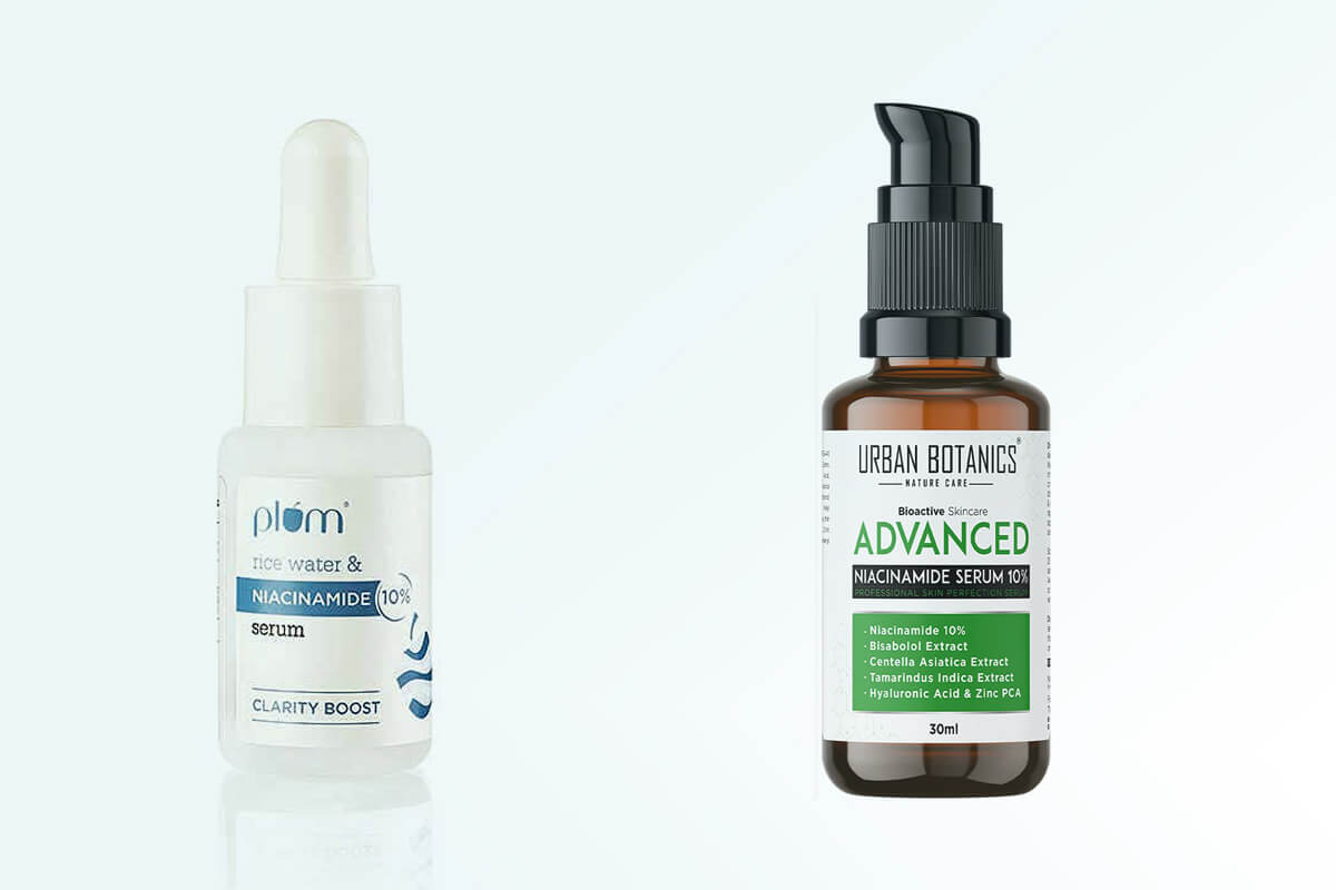 Plum 10% Niacinamide Face Serum VS UrbanBotanics® 10% Niacinamide Face Serum