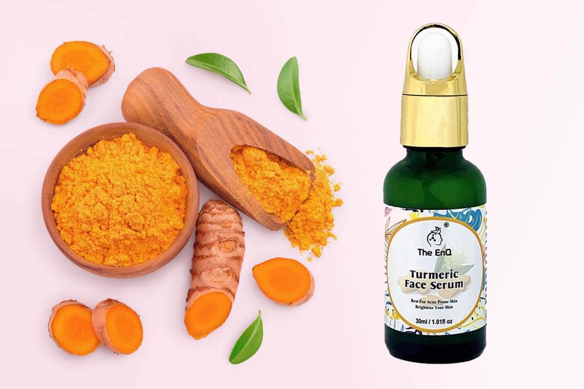 The EnQ Turmeric Face Serum Review and why to use for acne prone skin