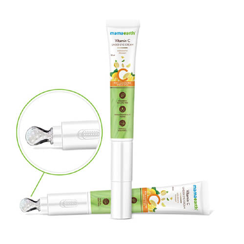Mamaearth Electronic Massager Vitamin C Under Eye Cream