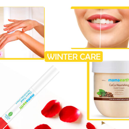 Beat the Harsh Winter with Mamaearth Cold Winter Cream and Cherry Tinted Natural Lip Balm