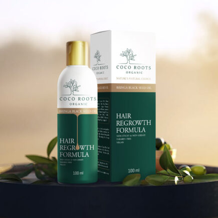 Let Your Hair Grow Naturally with Goodness of Coco Roots Organic Bringa Black Seed Hair Oil