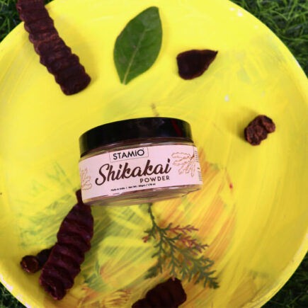 STAMIO Pure & Natural Shikakai Powder for Healthy Hair Growth