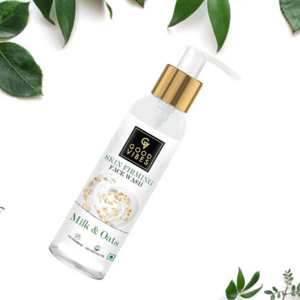 Treat Your Skin with milk & Oats with Good Vibes Milk & Oats Skin Firming Face Wash