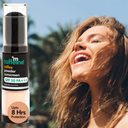 Try This India’s First Powder Sunscreen -mCaffeine Coffee Powder Sunscreen SPF PA+++