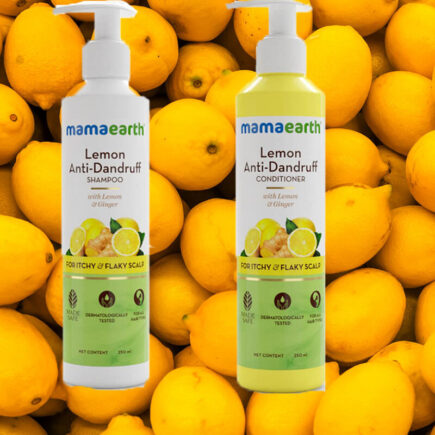 Give Your Hair Goodness of Lemon with Mamaearth Lemon Anti-Dandruff Shampoo & Conditioner