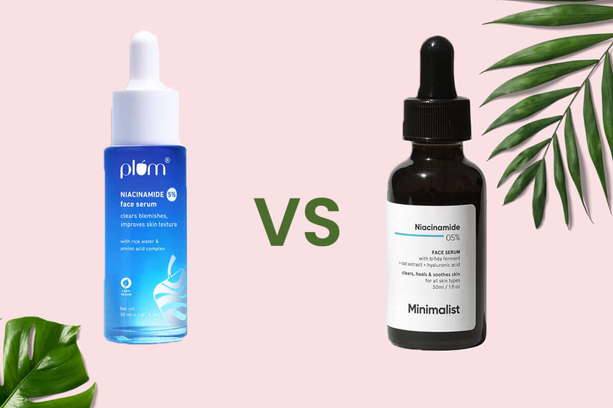 Plum 5% Niacinamide Serum VS Minimalist 5% Niacinamide Serum