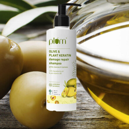 Plum Olive Shampoo for Strong & Smooth Hair