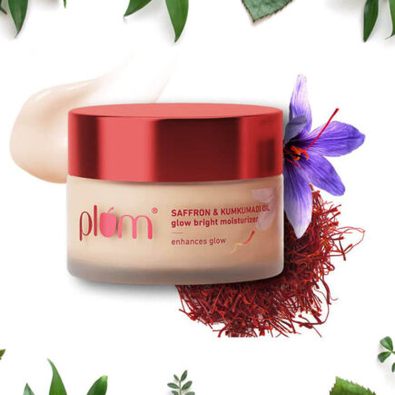 Let Your Skin Glow With Plum Saffron & Kumkumadi Oil Glow Bright Moisturizer