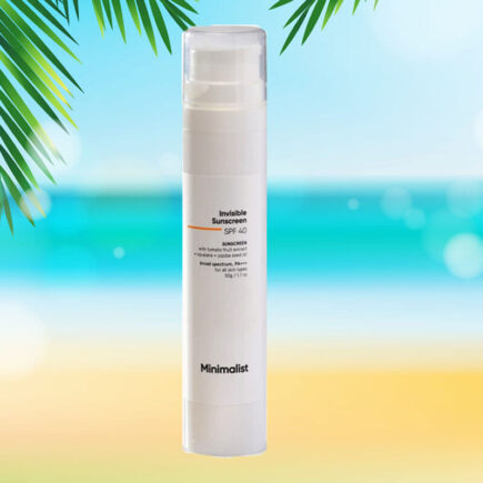 Try Minimalist SPF 40 Water Resistant Invisible Sunscreen & Keep Your Skin Protected from Sun Rays