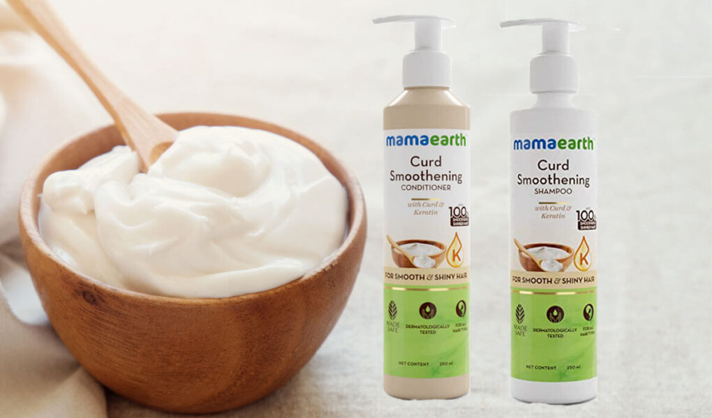 Try Curd Shampoo & Conditioner for Smooth & Shiny Hair