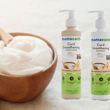 Try Curd Shampoo & Conditioner for Smooth & Shiny Hair
