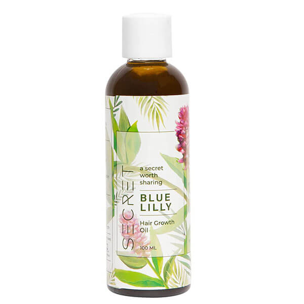 SECRET Oil for Super Hair Growth! 2 SECRET blue Lilly hair oil review 1